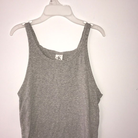 CALVIN KLEN grey tank - Picture 1 of 3
